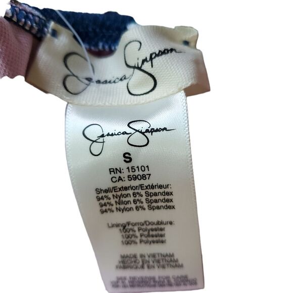 NEW JESSICA SIMPSON floral one piece S - Picture 6 of 7